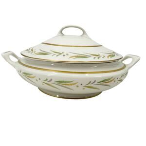 vintage Covered Vegetable serving Dish Autumn by Royal Jackson fine china